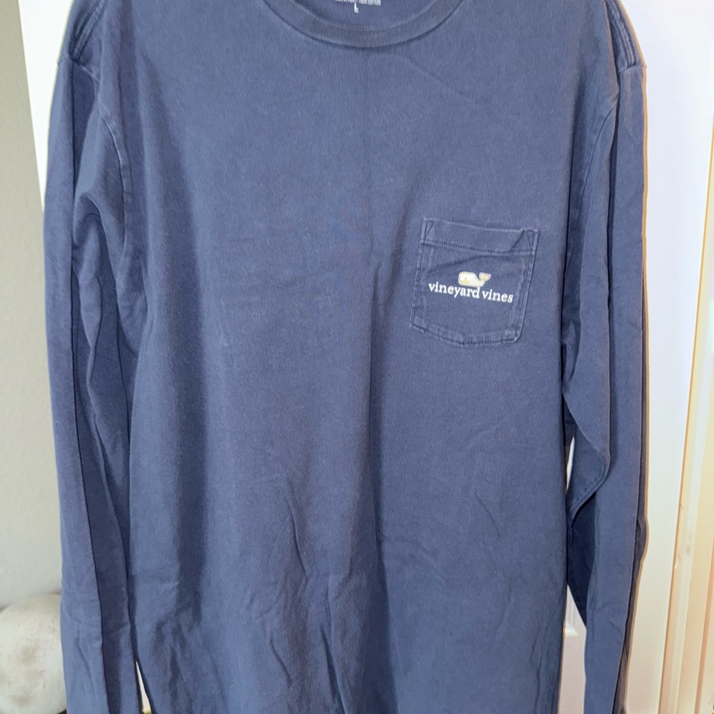 Vineyard Vines Men's Blue Long Sleeve Shirt